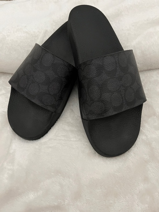 Coach Other - Coach Black Signature Slide Sandals